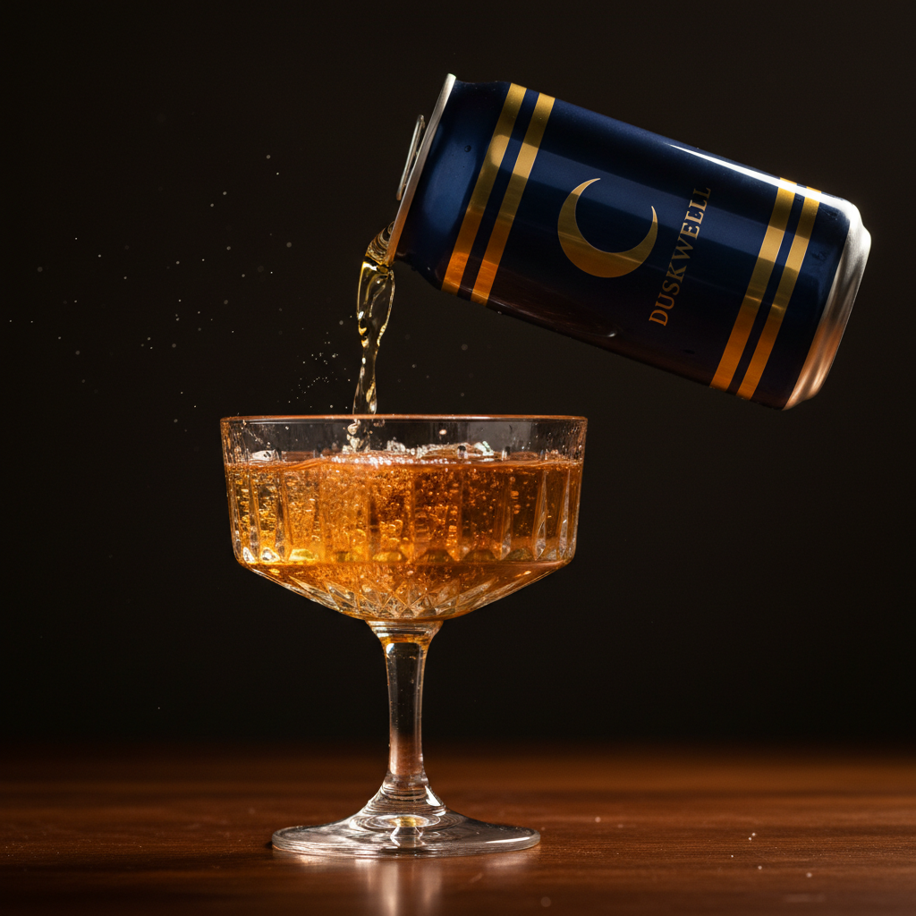 Duskwell poured into a glass