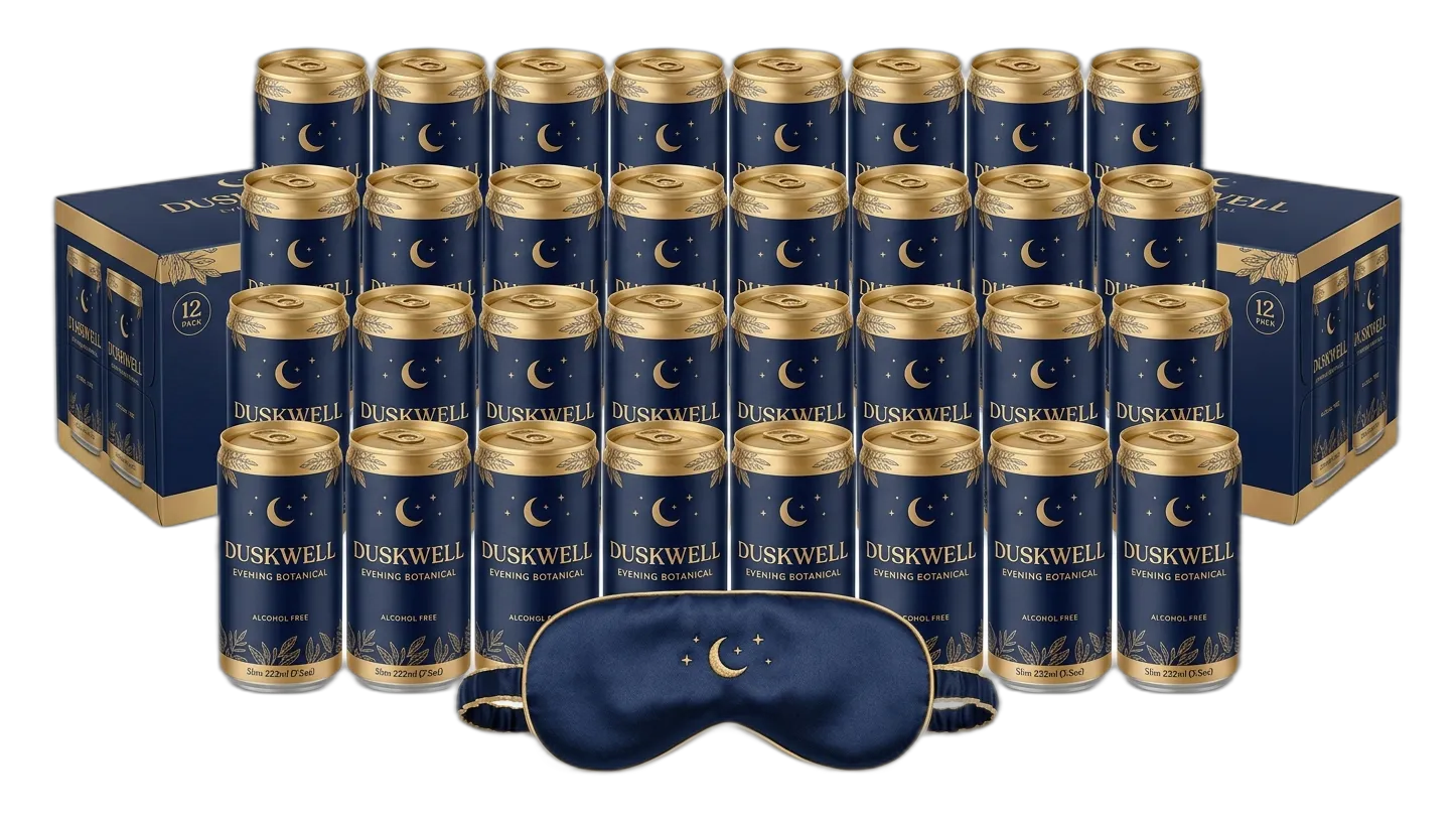 Duskwell Ritual Bundle — 24 cans + sleep mask